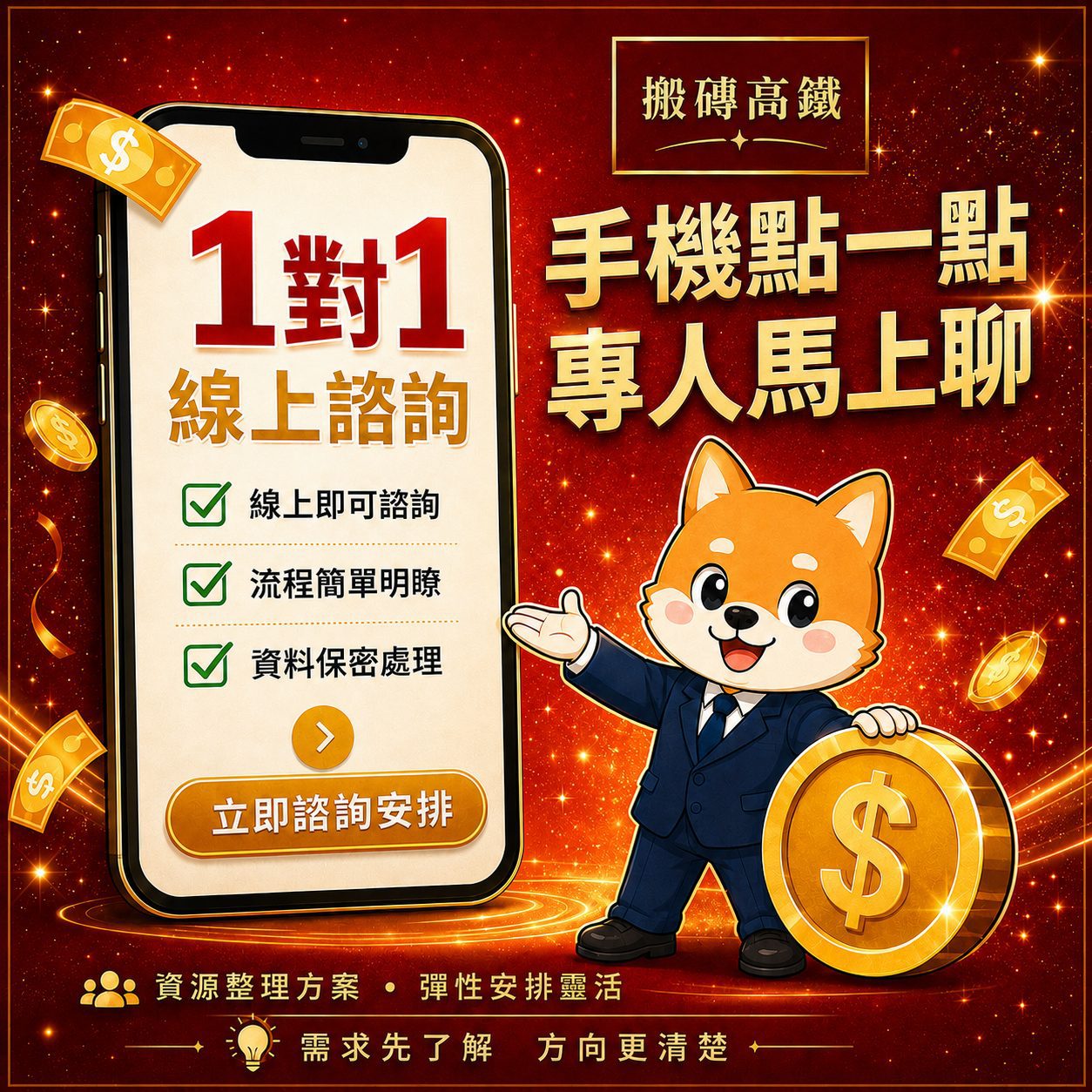 手機點一點專人馬上聊